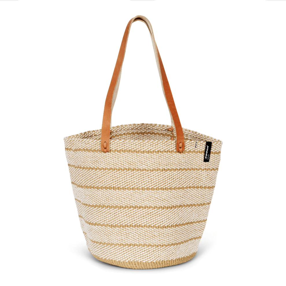 Shopper basket brown twill