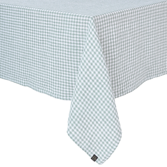 Linen tablecloth Piana Sauge